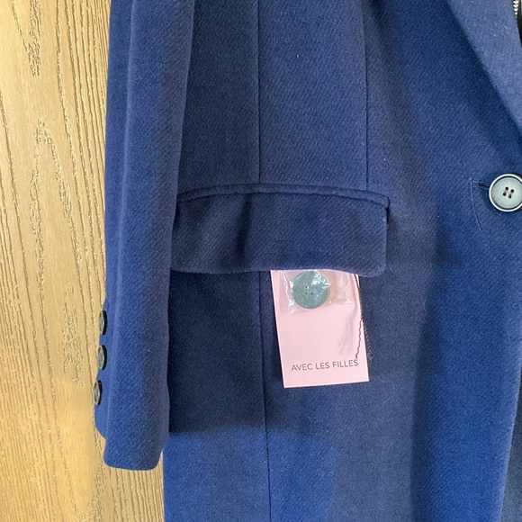 Single breasted long coat by Avec Les Filles - Picture 3 of 7